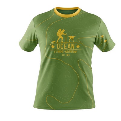 Unisex & Youth 140G Sublimated Mesh Short Sleeve T-Shirt