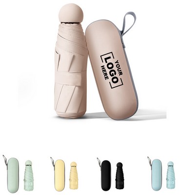 Compact Travel Umbrella with Wind-Resistant Design