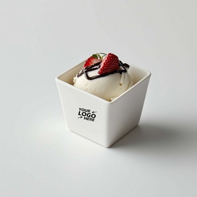 Square Ice Cream Cup