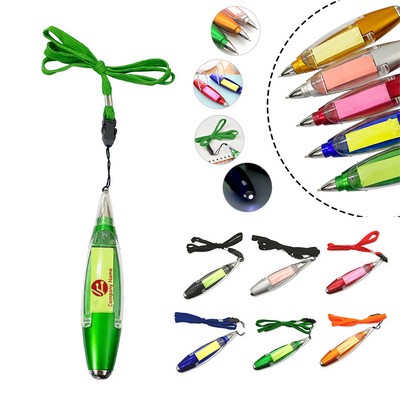 Creative 3" 1 Multifunctional Sticky Note LED Light Pen
