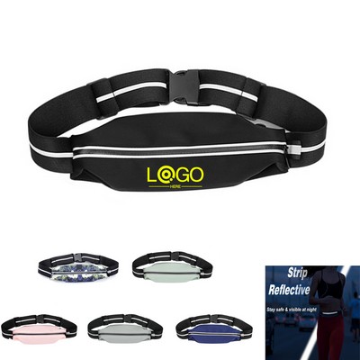 Reflective Running Belt Fanny Pack