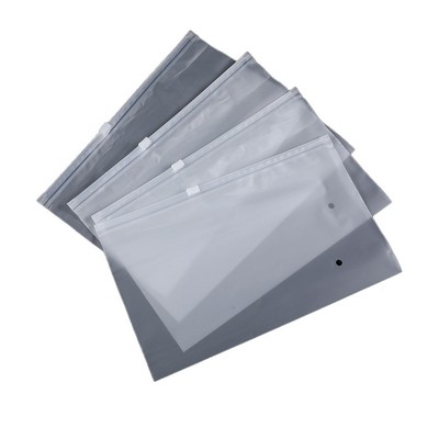 PE Frosted Zipper Bag