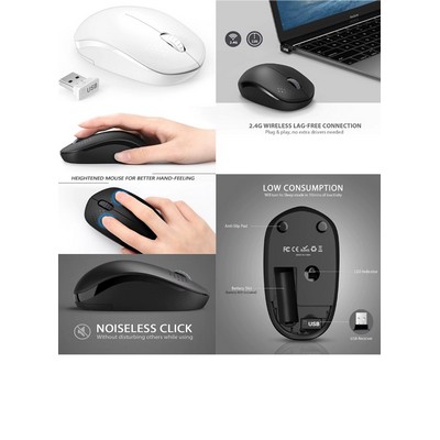 iBank® Wireless Mouse for Laptop, PC, Tablet, Computer and Mac