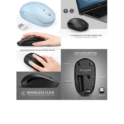 iBank® Wireless Mouse for Laptop, PC, Tablet, Computer and Mac