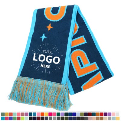 Customized Knitted Woven Scarf Tassel