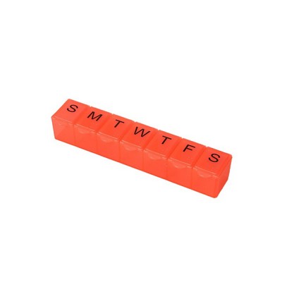 7 Compartment Long Pill Box