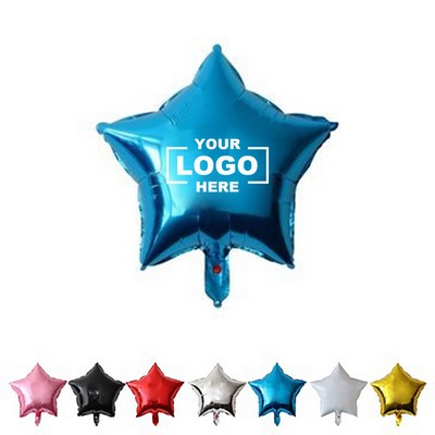 Star Shaped Aluminum Foil Balloon