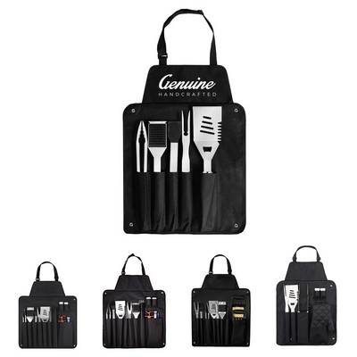 Stainless Steel BBQ Tool Set with Carrying Bag