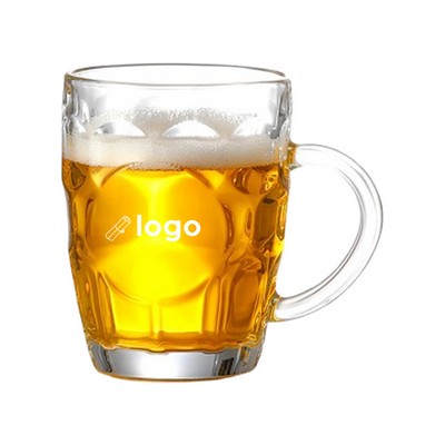 17Oz Glass Beer Mug With Handle For Bars