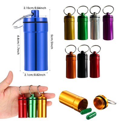 Aluminum Waterproof Small Pill Bottle