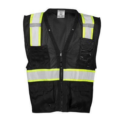 Kishigo B100 Enhanced Visibility Series Multi Pocket Mesh Vest