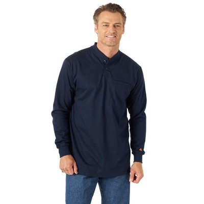 Wrangler® Men's FR Flame Resistant Long Sleeve Henley