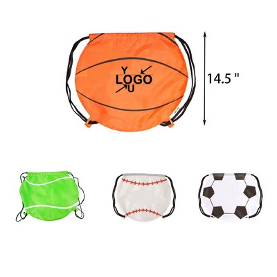 Basketball Cinch Bag