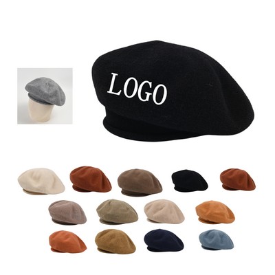 Knitted Wool Winter Fashion Beret