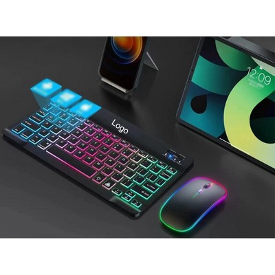 Rechargeable Wireless Keyboard and Mouse Combo