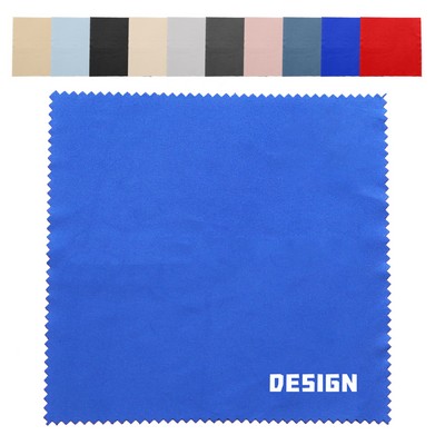 Sublimated Full-Color Premium Microfiber Lens & Glass Cleaning Cloth - Ultra-Soft Scratch-Free