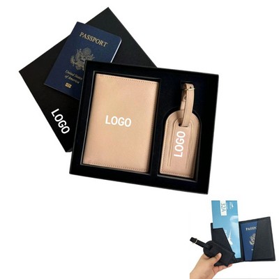 Passport Holder Luggage Tag Package Set Travel Suits