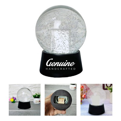 LED Light Up Photo Snow Globe