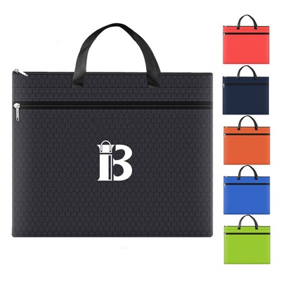 A3 Handheld Zipper Document Bag