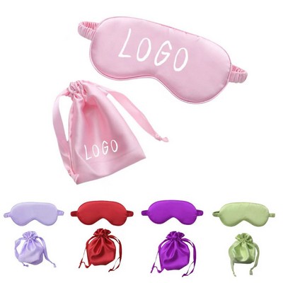 Sleep Mask Set Portable Eye Mask With Storage Bag
