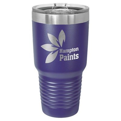 Polar Camel 30 oz. Purple Ringneck Tumbler with Slider Lid