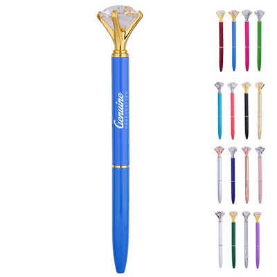 Diamond Crystal Metal Ballpoint Pen