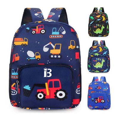 Cartoon Letter Dinosaur Backpack