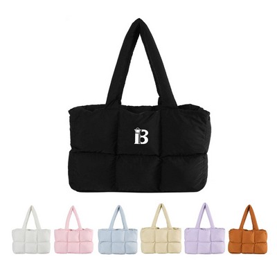 Oversized shoulder bag