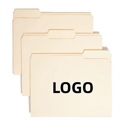 Classic Manila 1 3 Cut Tab File Folder with Side Labels