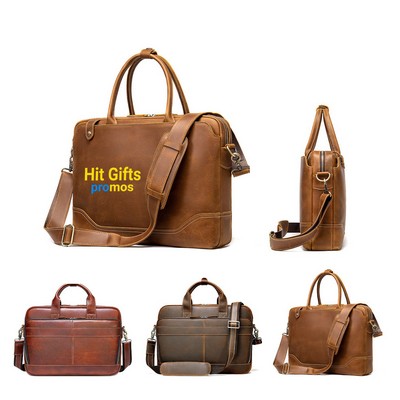 Genuine Leather Laptop Bag