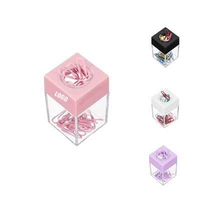 Paper Clip Holder Dispenser With Magnetic