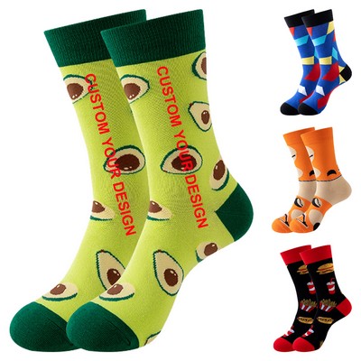 Custom Knit Jacquard Socks