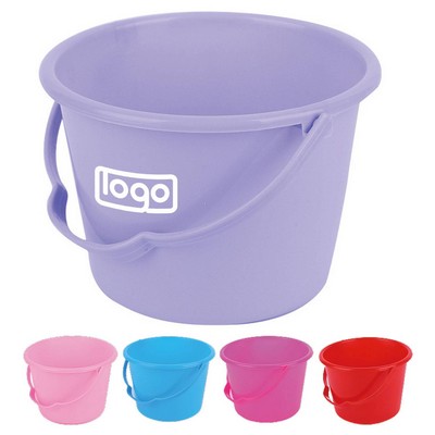 Children'S Plastic Small Water Bucket Beach Toy