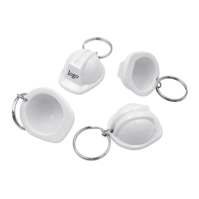 ABS Safety Helmet Keychain