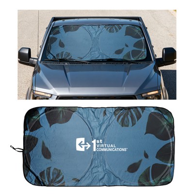 59" x 27.5"Full Color Polyester Car Windshield Sun Shade