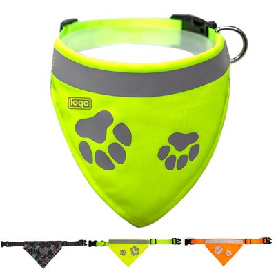 Adjustable Reflective Pet Bandana