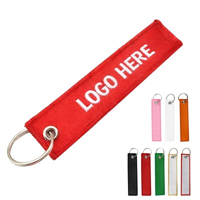 Custom Embroidered Keychain