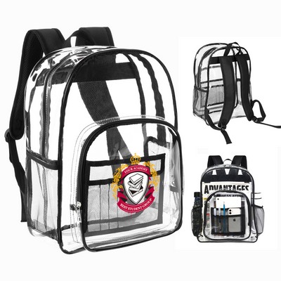 Heavy Duty School Security Clear Backpack