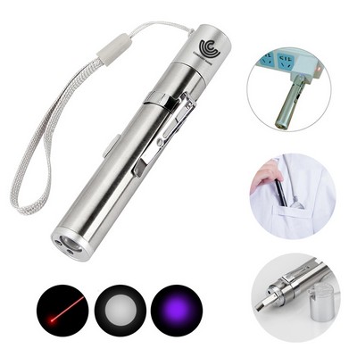 Multi-function Rechargeable LED Flashlight