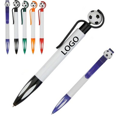 Cartoon Shaped Plastic Soccer Ballpoint Pen