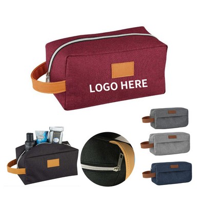 Synthetic Leather Grip Vanity Case