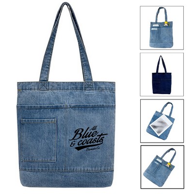 Denim Fashion Organizer Bag