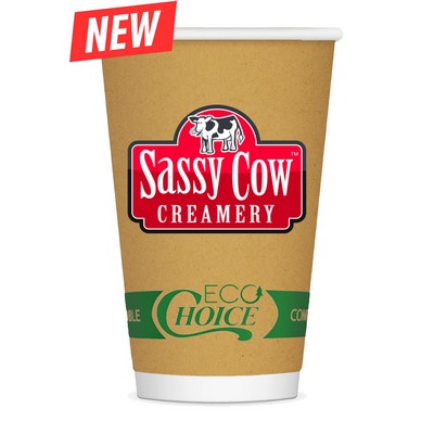 20 Oz. Insulated Kraft Paper Cup, Digital