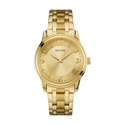 Bulova® Men's Corporate Collection Gold-tone Bracelet Watch