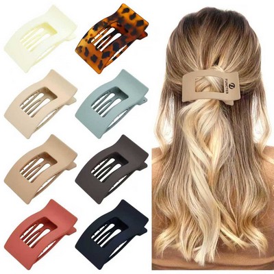 Square Flat Clamp Hair Claw Clips Hair Clips