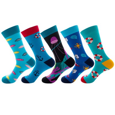 Funny Pattern Dress Socks