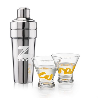 Milano Shaker & Rideau Martini Set