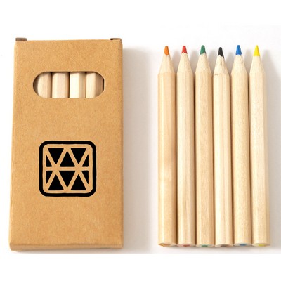 Non toxic 6-Piece Color Pencil Set