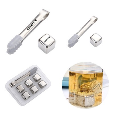 ChillMaster Reusable Metal Ice Stones Kit