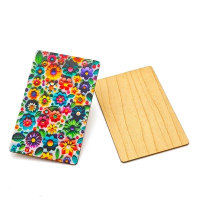 Customizable Wood Hotel Key Card for Room Access & Security Systems